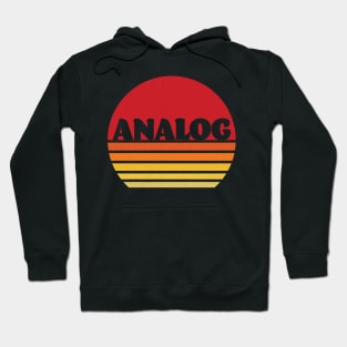 Retro Aesthetic Analog Sunset Hoodie